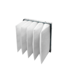 Панельные фильтры из мельтблауна  для вентиляции обвалочного цеха, M5 / 1 мкм