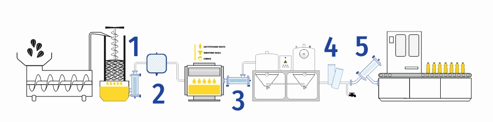 Производство растительного масла
