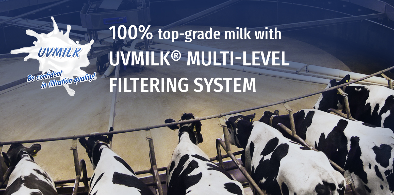 100% top-grade milk with  Multi-level filtering system
